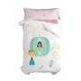 Parure de couette HappyFriday Multicouleur Lit 1 persone Cendrillon 2 Pièces