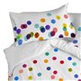 Ensemble de taies d'oreiller HappyFriday Confetti Multicouleur 50 x 75 cm 2 Pièces