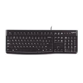 Logitech K120 Corded Keyboard clavier USB QWERTY Espagnole Noir