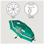 Parapluie pliable Harry Potter Slytherin Vert 53 cm