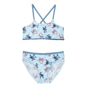 Bas de Bikini Pour Filles Stitch Bleu