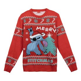 Pull homme Stitch Rouge