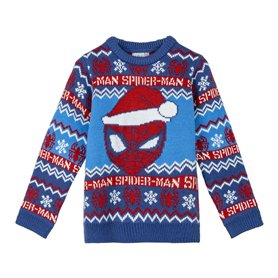 Pull unisex Spider-Man Bleu