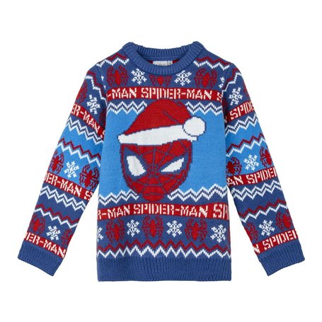 Pull unisex Spider-Man Bleu