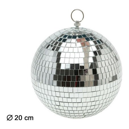 Boule à Facettes G. ACC. DECORACION 20 CM Shine Inline Argenté anos 70 (20 cm)