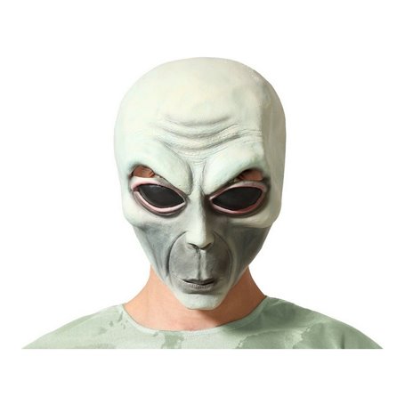 Masque Halloween Alien Vert