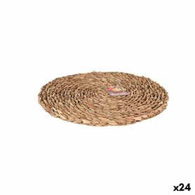 Dessous de plat Privilege Marron Ø 30 cm osier (24 Unités)