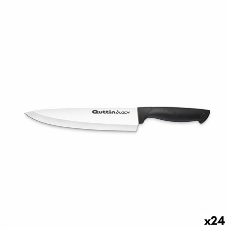 Couteau de cuisine Quttin Black 20 cm (24 Unités)