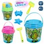 Set de jouets de plage Juinsa Tortue 17 x 17 cm