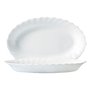 Plat à Gratin Luminarc Trianon Blanc verre (Ø 35 cm) (6 Unités)