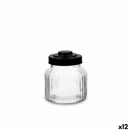 Bocal Quid Maison Transparent verre 500 ml (12 Unités)