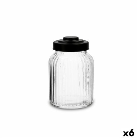 Bocal Quid Maison Transparent verre 1 L (6 Unités)