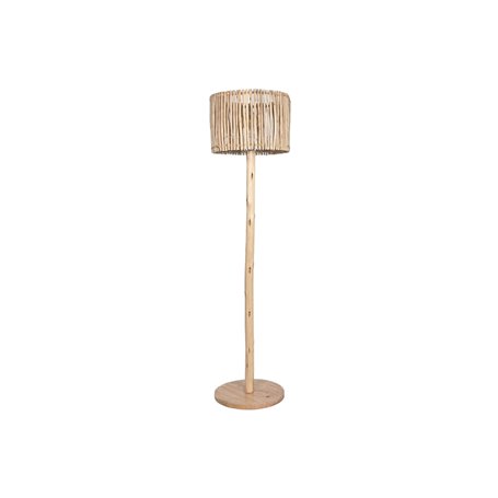 Lampadaire Home ESPRIT Naturel Jute Bois d'eucalyptus 50 W 220 V 40 x 40 x 150 cm