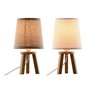 Lampe de bureau Home ESPRIT Marron 13 x 13 x 24 cm (2 Unités)