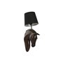 Applique Home ESPRIT Noir Brun foncé Colonial Cheval 220 V 18 x 21