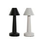 Lampe de bureau Home ESPRIT Blanc Noir 9 x 9 x 24 cm (2 Unités)