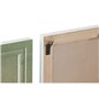 Cadre Home ESPRIT Bleu Vert Orange Urbaine 50 x 2 x 50 cm (4 Unités)