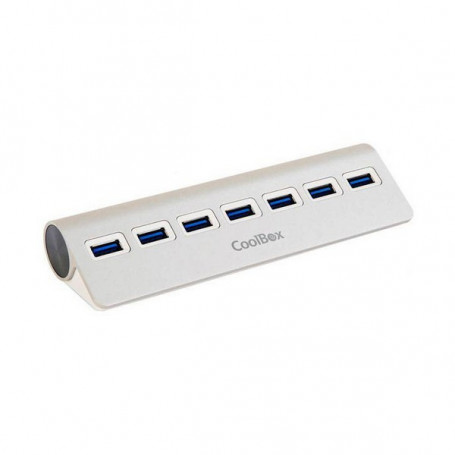 Hub USB CoolBox COO-HU7ALU3 Aluminium (7 ports) 43,99 €