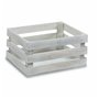 Boîte Décorative Blanc Bois de peuplier 22 x 9 x 13 cm (48 Unités)