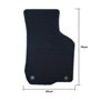Set de tapis de voitures OCC Motorsport OCCD0006 5 Pièces