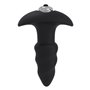 Plug Anal S Pleasures Wave Noir Noir/Argenté