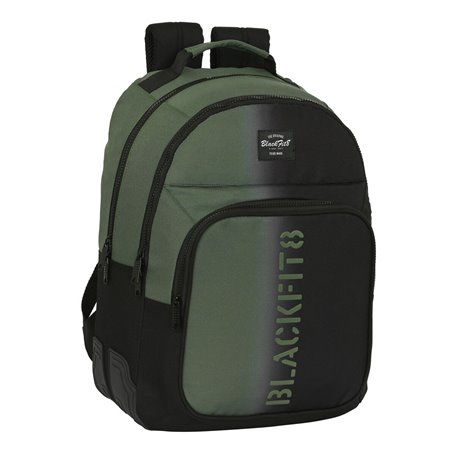 Cartable BlackFit8 Gradient Noir Vert militaire 32 x 42 x 15 cm