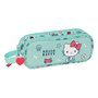 Trousse Fourre-Tout Double Hello Kitty Sea lovers Turquoise 21 x 8 x 6 cm