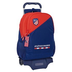 Cartable à roulettes Atlético Madrid Bleu Rouge 32 x 44 x 16 cm