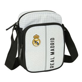 Sac à Bandoulière Real Madrid C.F. Blanc Gris 16 x 22 x 6 cm