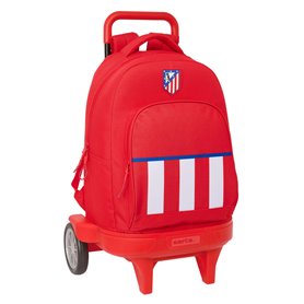 Cartable à roulettes Atlético Madrid Rouge 33 x 45 x 22 cm