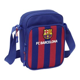 Sac à Bandoulière F.C. Barcelona 24/25 Bordeaux Blue marine 16 x 22 x 6 cm