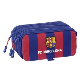 Trousse Fourre-Tout Triple F.C. Barcelona 24/25 Bordeaux Blue marine 21