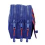 Trousse Fourre-Tout Triple F.C. Barcelona 24/25 Bordeaux Blue marine 21,5 x 10 x 8 cm