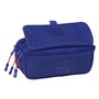 Trousse Fourre-Tout Triple F.C. Barcelona 24/25 Bordeaux Blue marine 21,5 x 10 x 8 cm