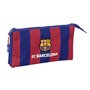 Trousse Fourre-Tout Triple F.C. Barcelona 24/25 Bordeaux Blue marine 22 x 12 x 3 cm