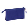 Trousse Fourre-Tout Triple F.C. Barcelona 24/25 Bordeaux Blue marine 22 x 12 x 3 cm