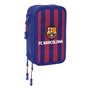 Pochette à crayons triple F.C. Barcelona 24/25 Bordeaux Blue marine 12