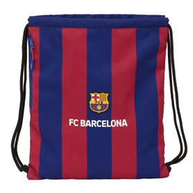 Sac à dos serré par des ficelles F.C. Barcelona 24/25 Bordeaux Blue marine 35 x 40 x 1 cm