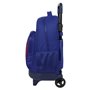 Cartable à roulettes F.C. Barcelona 24/25 Bordeaux Blue marine 33 x 45 x 22 cm