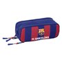 Trousse Fourre-Tout Triple F.C. Barcelona 24/25 Bordeaux Blue marine 21 x 8 x 8 cm