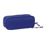 Trousse Fourre-Tout Triple F.C. Barcelona 24/25 Bordeaux Blue marine 21 x 8 x 8 cm