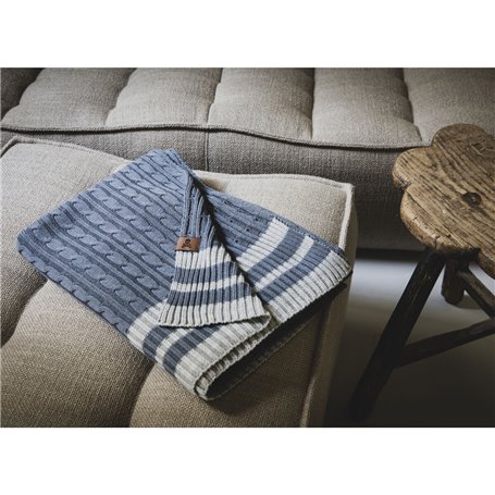 Couverture Scalpers Bleu Gris 140 x 190 cm