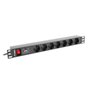 Réglette Lanberg PDU-07F-0200-BK (2 m)