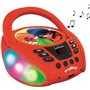 Lecteur CD/MP3 Lexibook Miraculous Bluetooth 5.0 Rouge