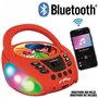 Lecteur CD/MP3 Lexibook Miraculous Bluetooth 5.0 Rouge