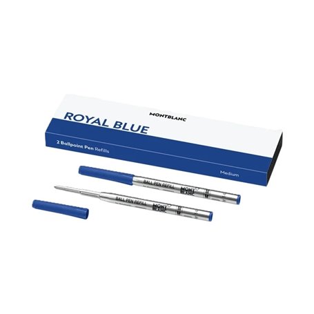 Recharge pour stylo Montblanc ROYAL BLUE Bleu 2 Unités