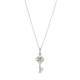 Pendentif Femme Pandora KEY & FLOWER