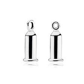 Perle de verre Femme Pandora BARREL EARRINGS