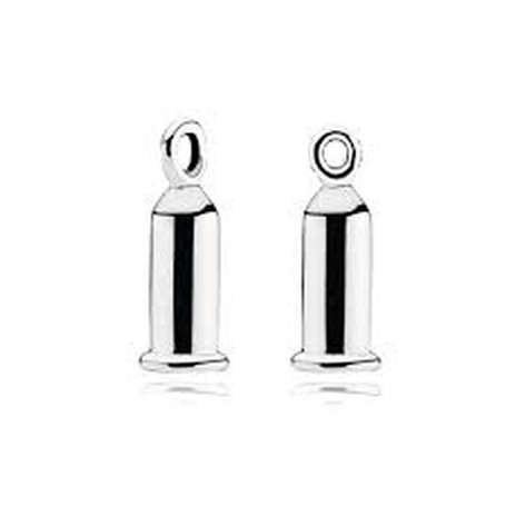 Perle de verre Femme Pandora BARREL EARRINGS