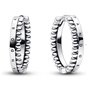 Boucles d´oreilles Femme Pandora SIGNATURE LOGO & BEADS HOOP Argent 925